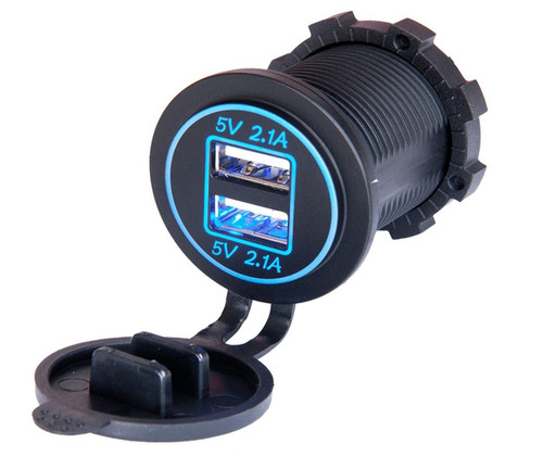 Porte usb 5v tondo - 4,2a,