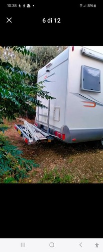 Portamoto per camper montato - portamoto,